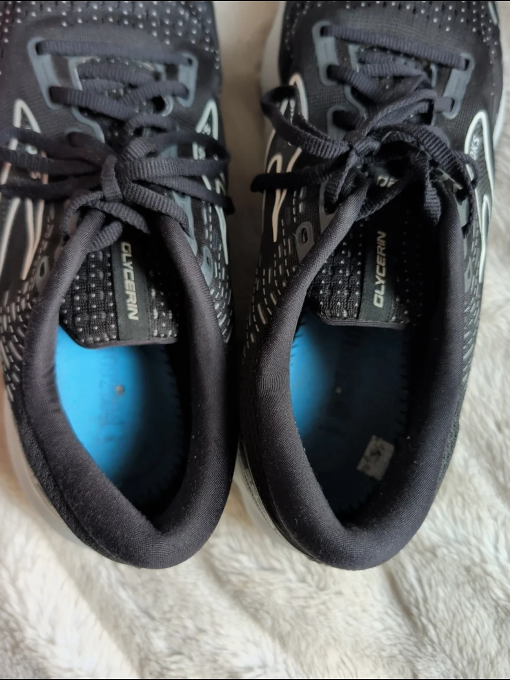 Brooks Glycerin 20 Black Mens' Sz 12.5 Wide